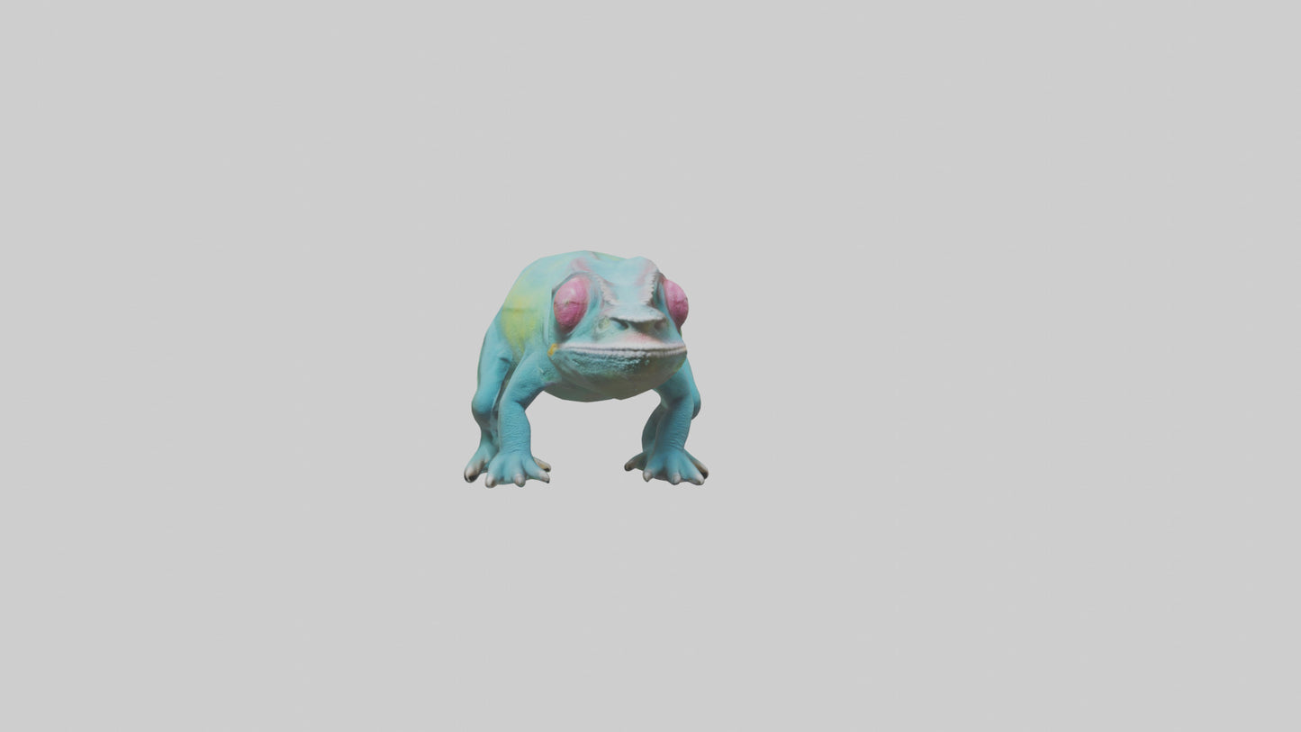 3D model Chameleon Eyes Model VR / AR / low-poly