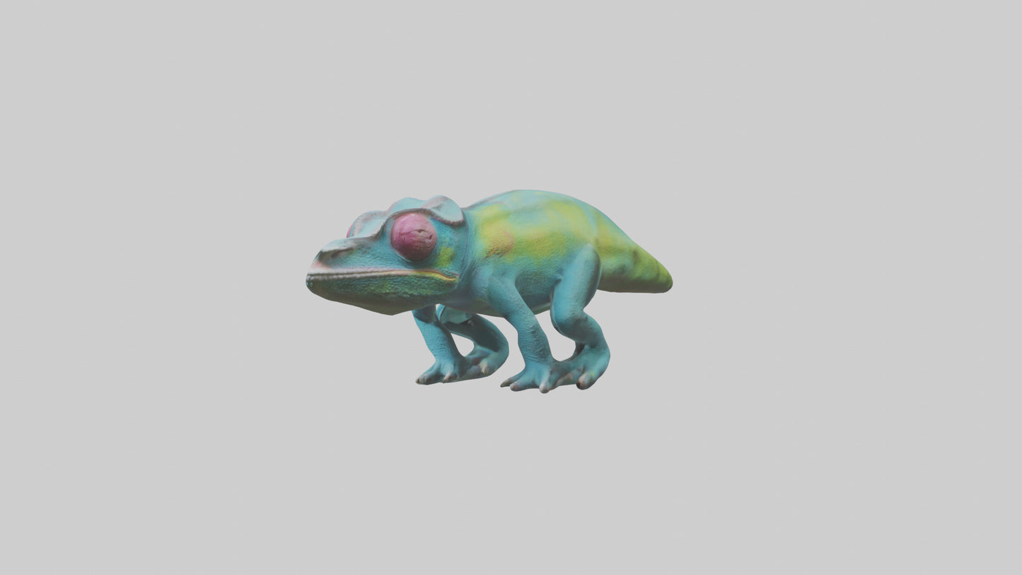 3D model Chameleon Eyes Model VR / AR / low-poly