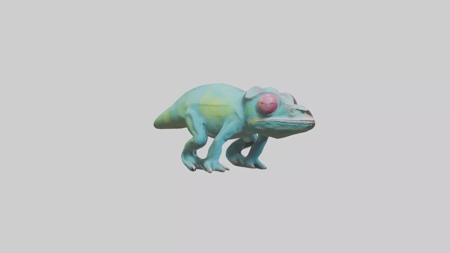 3D model Chameleon Eyes Model VR / AR / low-poly