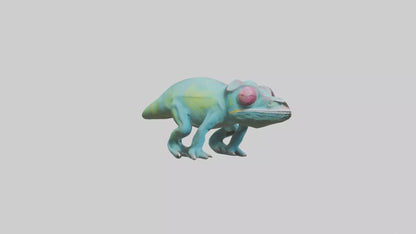 3D model Chameleon Eyes Model VR / AR / low-poly