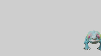 3D model Chameleon Eyes Model VR / AR / low-poly