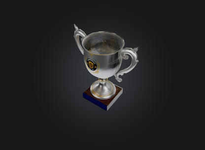 3D model championship cup VR / AR / low-poly