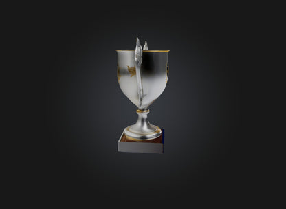 3D model championship cup VR / AR / low-poly
