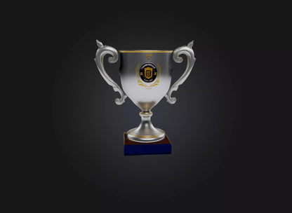 3D model championship cup VR / AR / low-poly