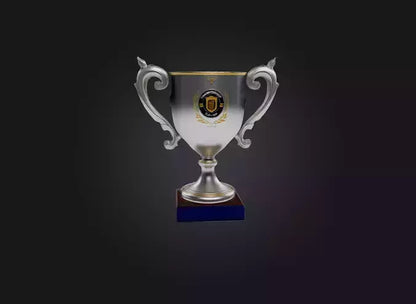 3D model championship cup VR / AR / low-poly