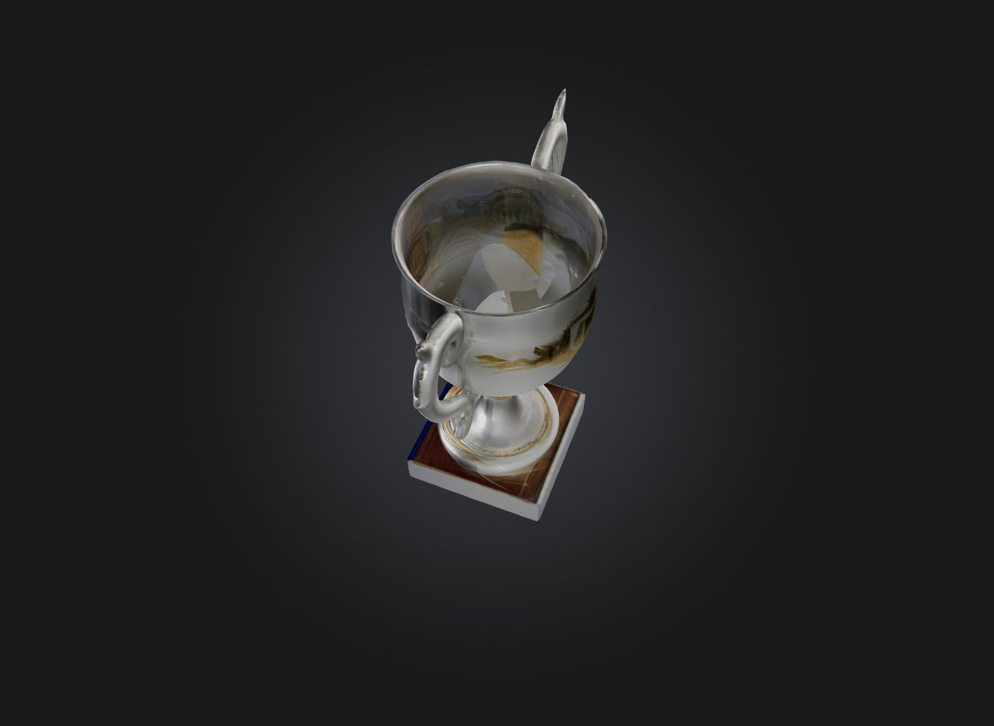 3D model championship cup VR / AR / low-poly
