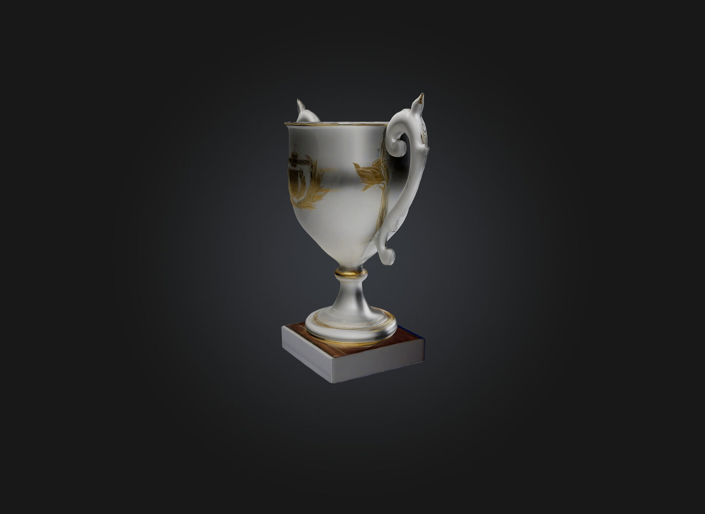 3D model championship cup VR / AR / low-poly