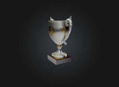 3D model championship cup VR / AR / low-poly