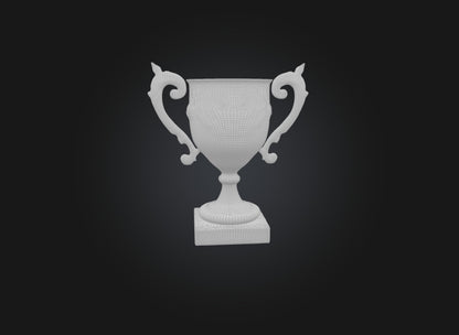 3D model championship cup VR / AR / low-poly