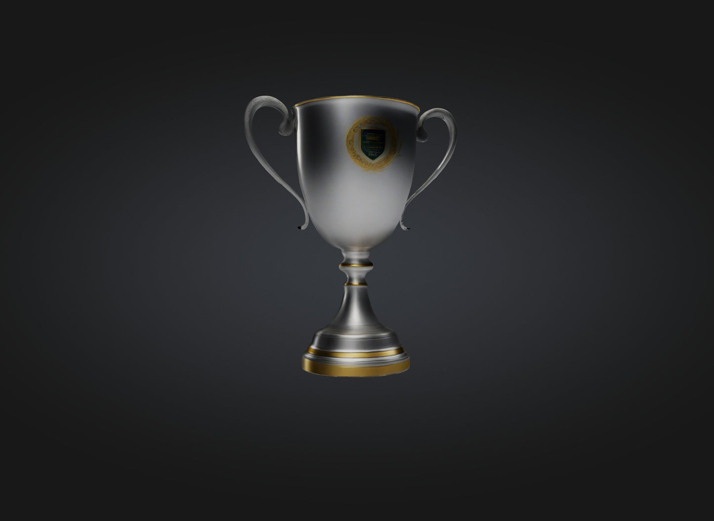 3D model championship cup model VR / AR / low-poly