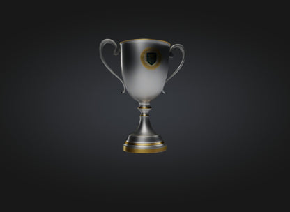 3D model championship cup model VR / AR / low-poly