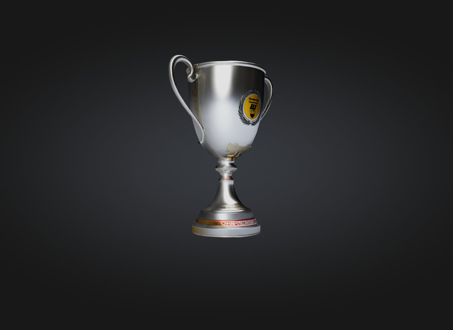 3D model championship cup model VR / AR / low-poly