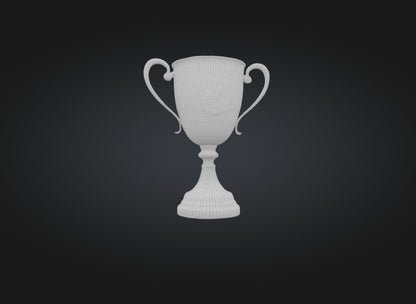 3D model championship cup model VR / AR / low-poly