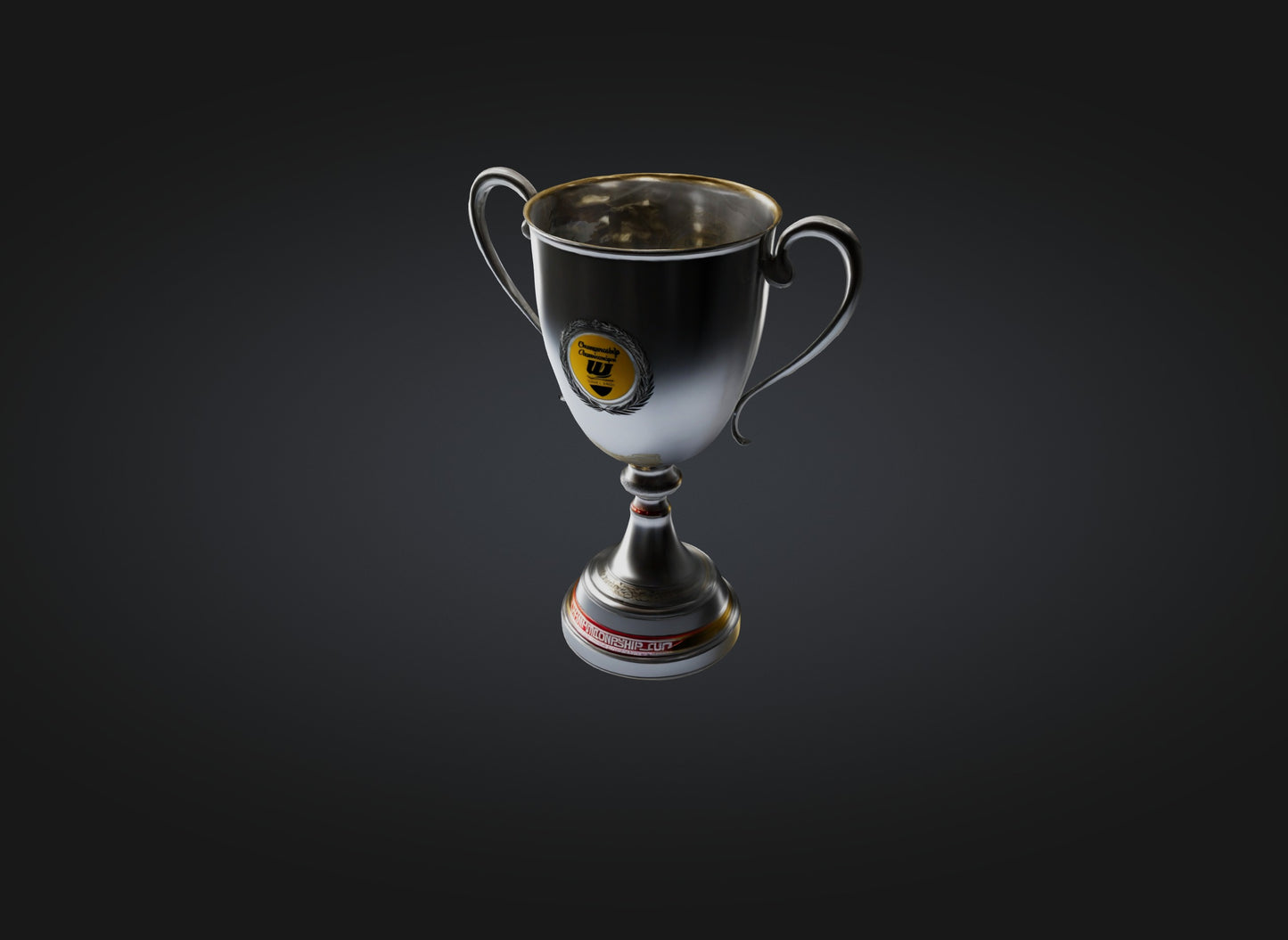 3D model championship cup model VR / AR / low-poly