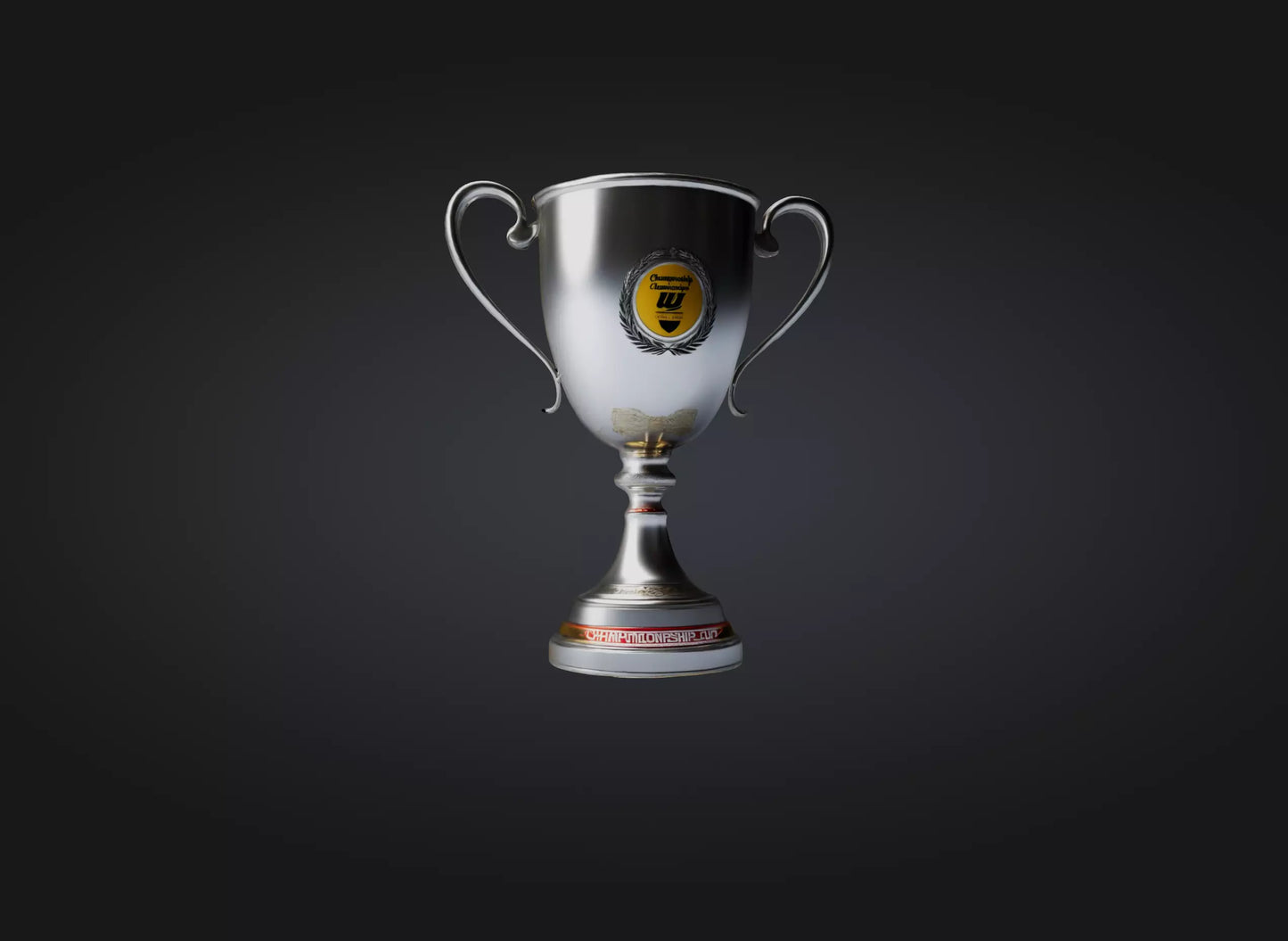 3D model championship cup model VR / AR / low-poly