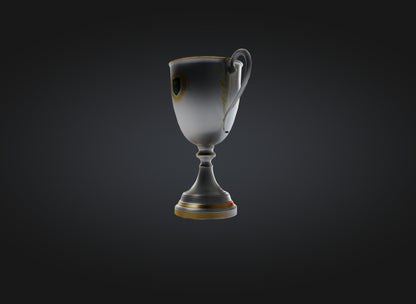 3D model championship cup model VR / AR / low-poly