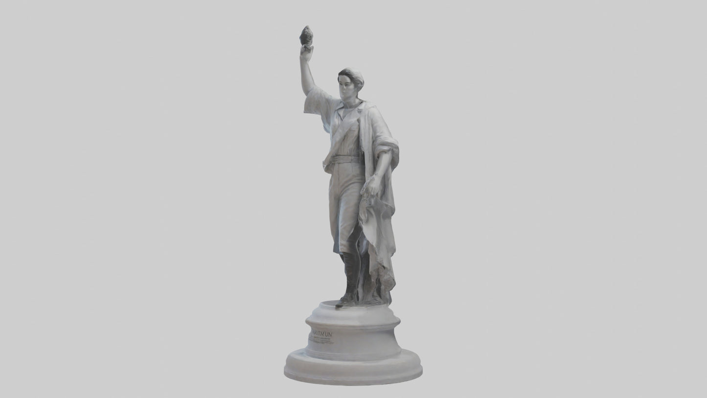 Change statue model 3D model