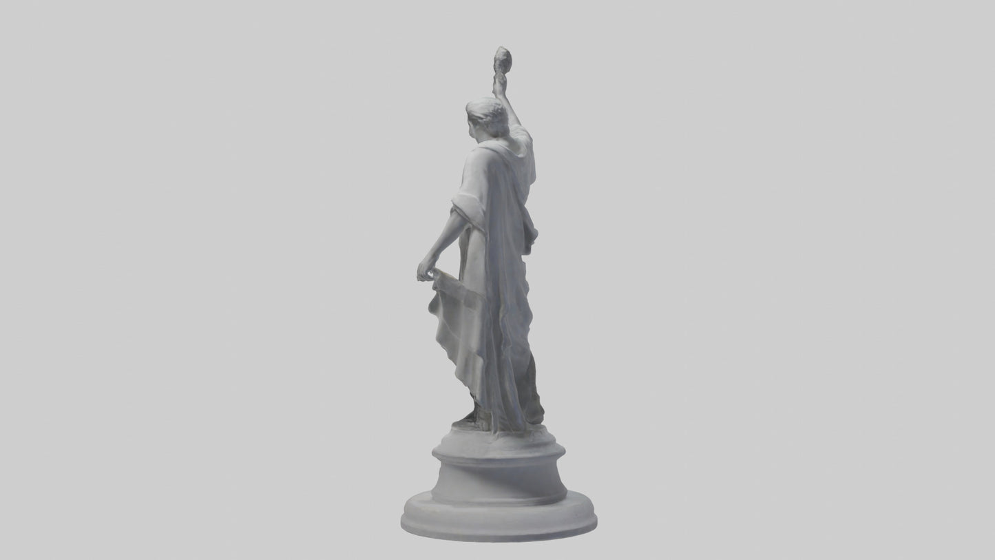 Change statue model 3D model