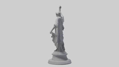 Change statue model 3D model