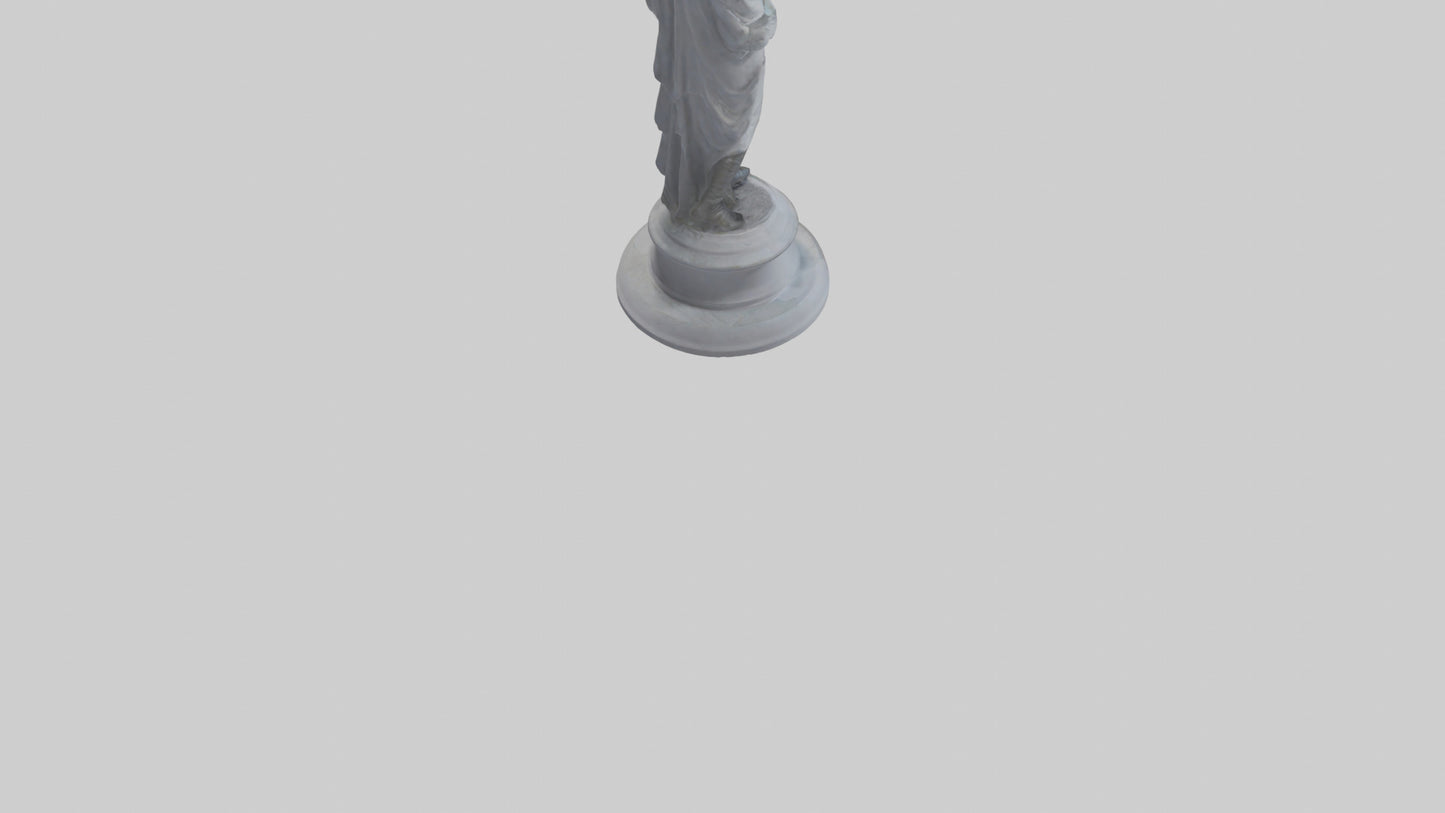Change statue model 3D model