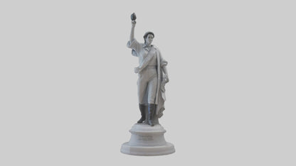 Change statue model 3D model