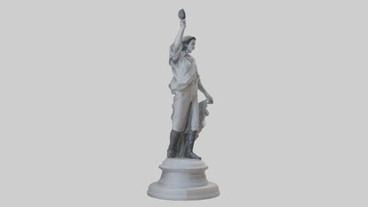 Change statue model 3D model