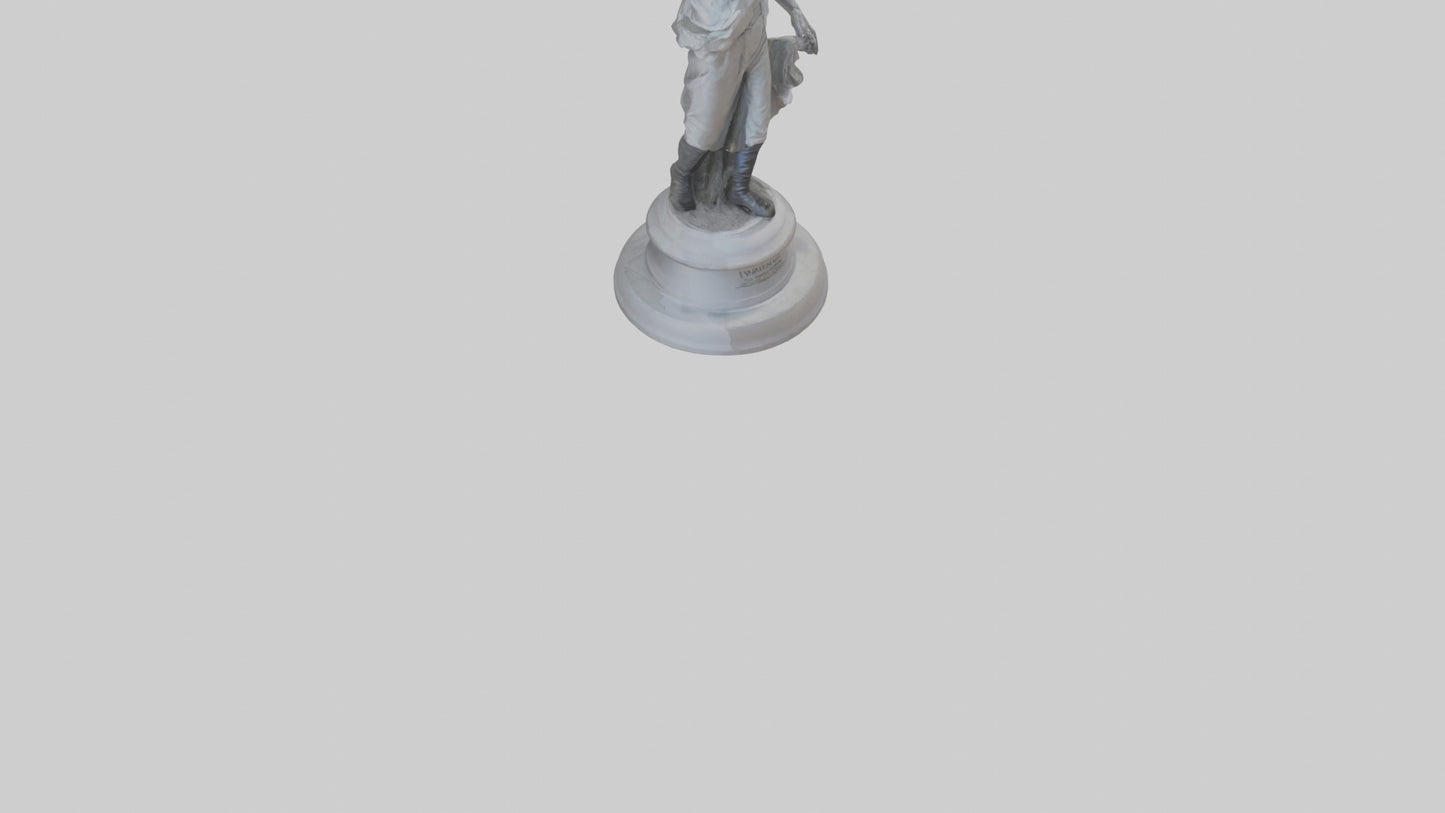 Change statue model 3D model