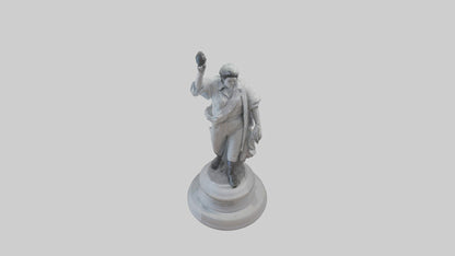 Change statue model 3D model