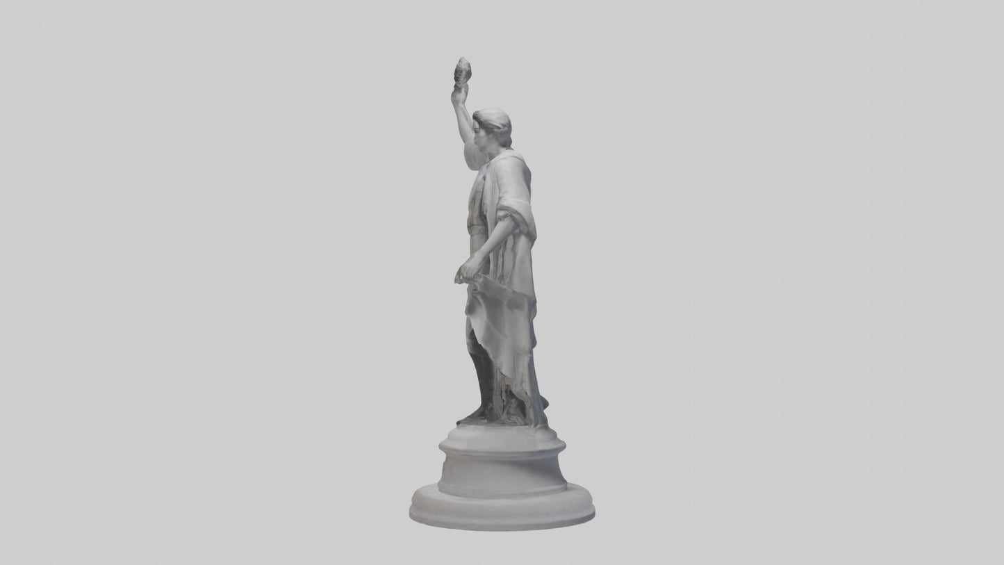 Change statue model 3D model