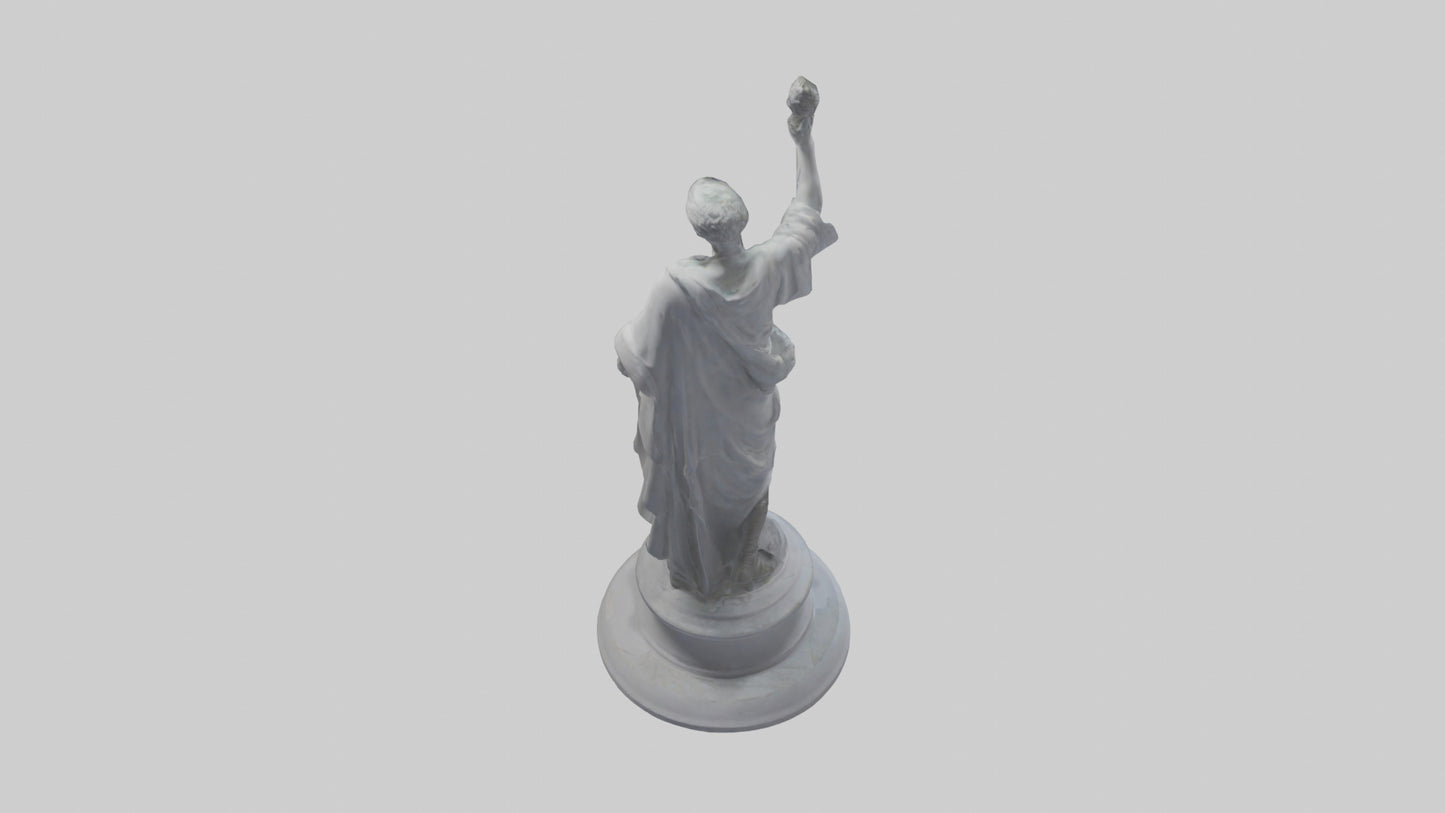 Change statue model 3D model