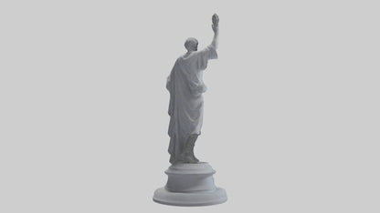 Change statue model 3D model