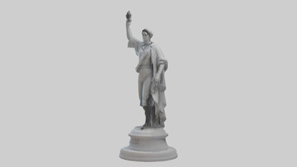 Change statue model 3D model