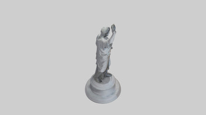 Change statue model 3D model