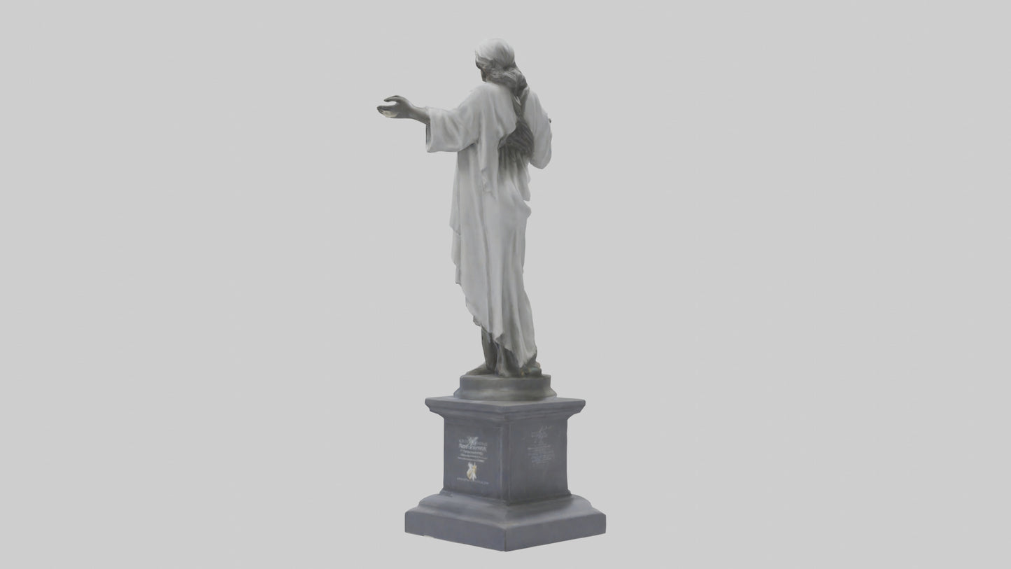 Charity Statue model 3D model