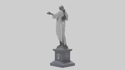 Charity Statue model 3D model