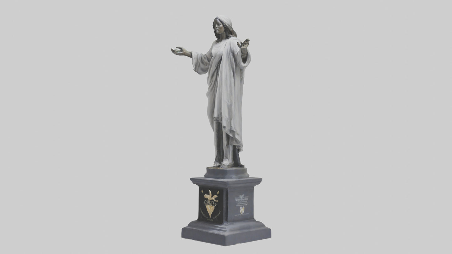 Charity Statue model 3D model