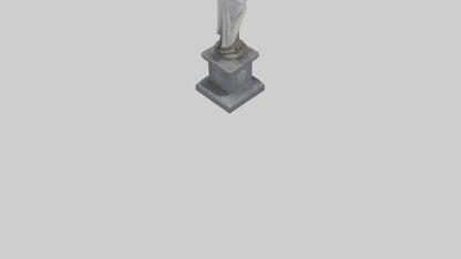 Charity Statue model 3D model