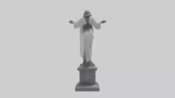 Charity Statue model 3D model