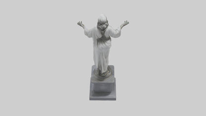 Charity Statue model 3D model