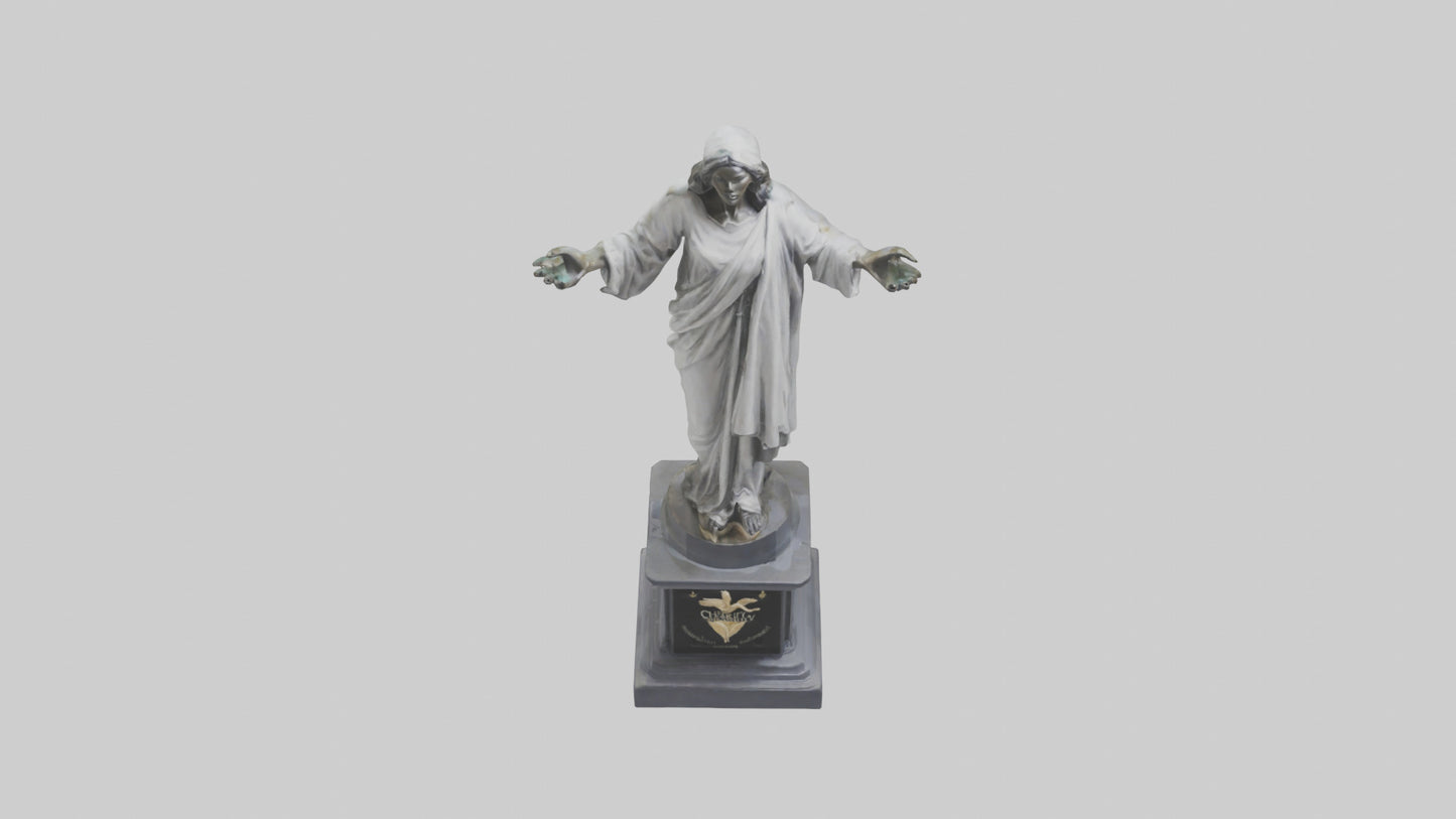 Charity Statue model 3D model