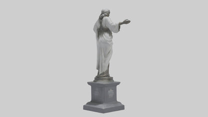 Charity Statue model 3D model