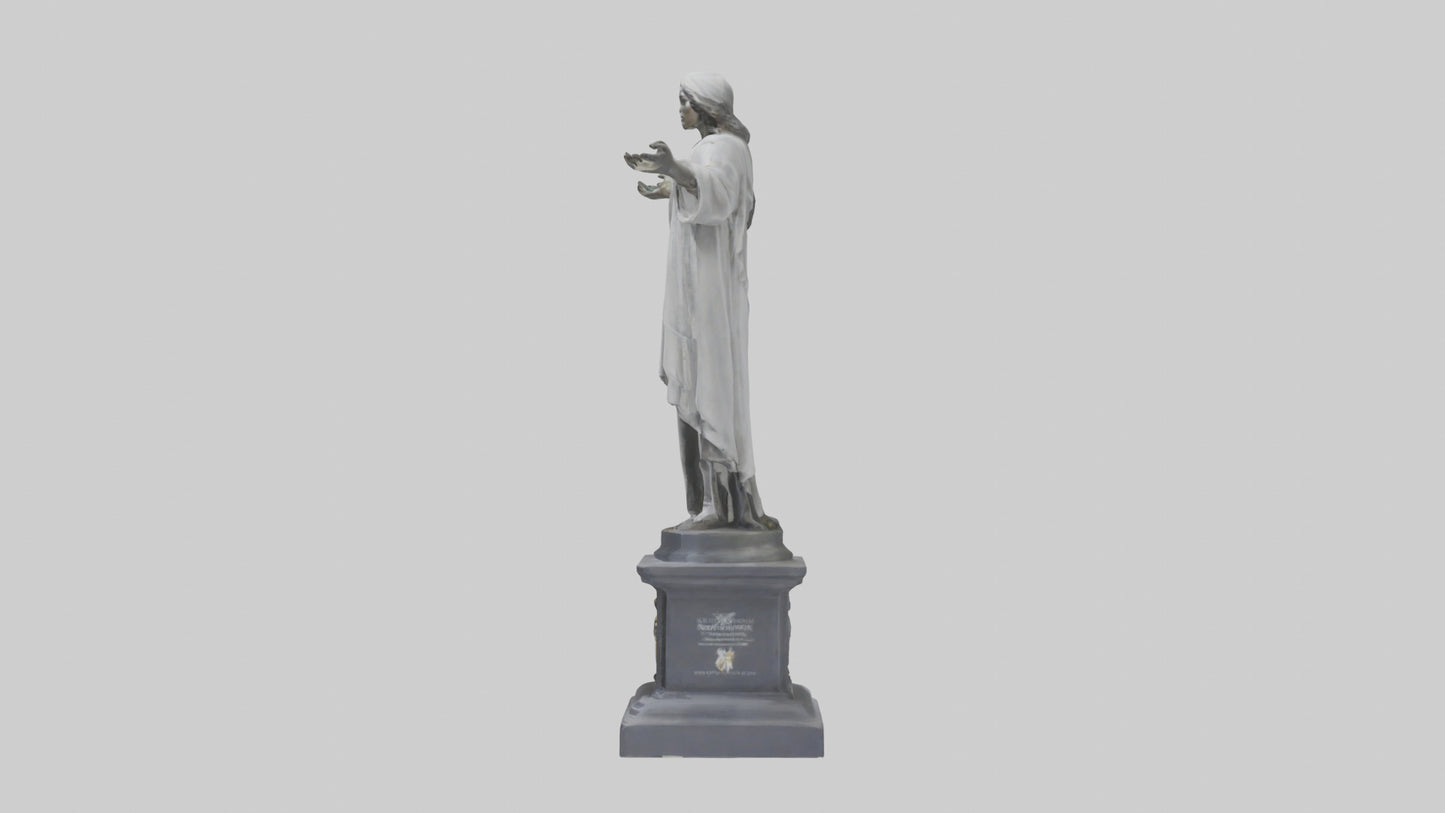 Charity Statue model 3D model