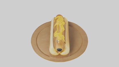 Cheese dog model 3D model