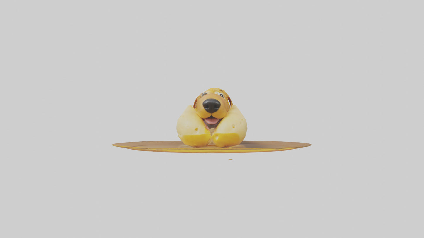 Cheese dog model 3D model