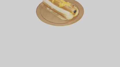 Cheese dog model 3D model