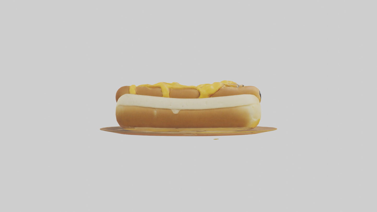 Cheese dog model 3D model