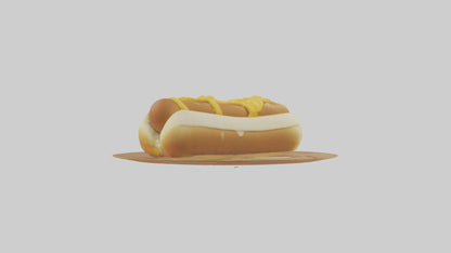 Cheese dog model 3D model