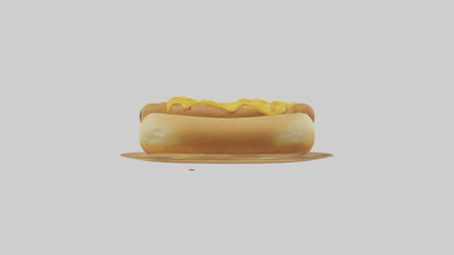 Cheese dog model 3D model