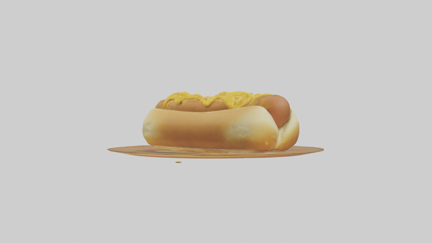 Cheese dog model 3D model