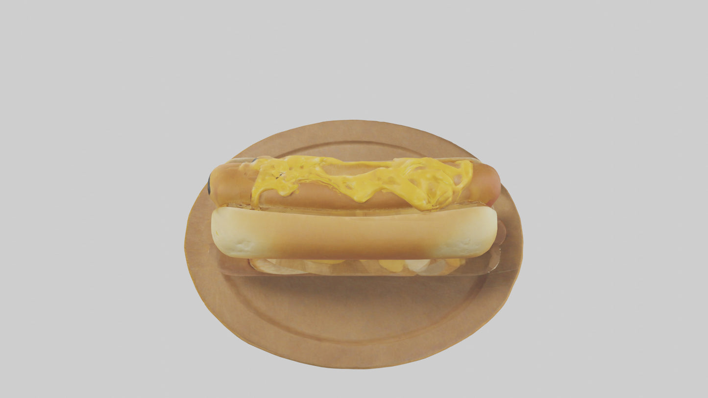 Cheese dog model 3D model